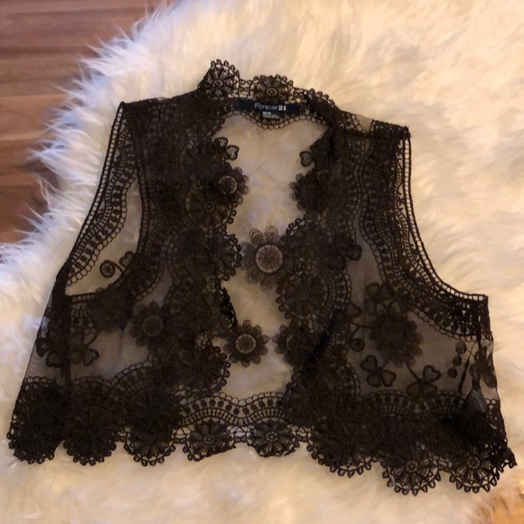 Forever 21 Other - Brown sheer vest